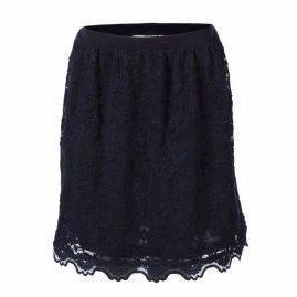 Rosemunde blonde nederdel, mørkblå