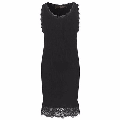 Rosemunde Silk top/kjole - Black