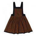 Fub - Checked Spencer - dark navy/burnt amber