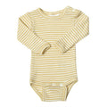Joha - Body w/ long sleeves, Joha - Body i uld og silke og strib LS