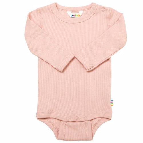 Joha Bodystocking rosa med korte ærmer