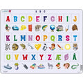 Larsen puslespil maxi // ABC, puzzle, puslespil, larsen puslespil, smukke farver, puslespil i mange farver, puslespil, abc puslespil, læringsspil