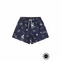Soft Gallery Dandy Swim pants, dress Blues, AOP Starsurfer Swim, drenge badebukser, surfer print,