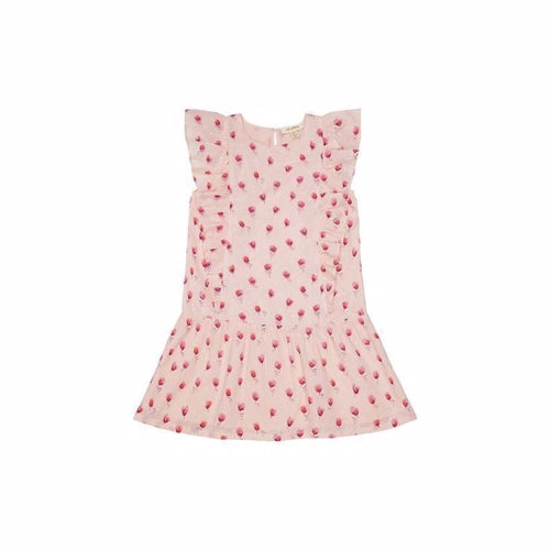 Soft Gallery Avena Dress Pale Dogwood - AOP Rosebud