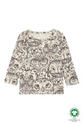 Soft Gallery - Baby Bella T-shirt - NOOS - Cream, AOP Owl