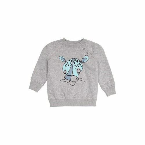 Soft Gallery Alexi Sweatshirt - Grey Melange, Cheetah
