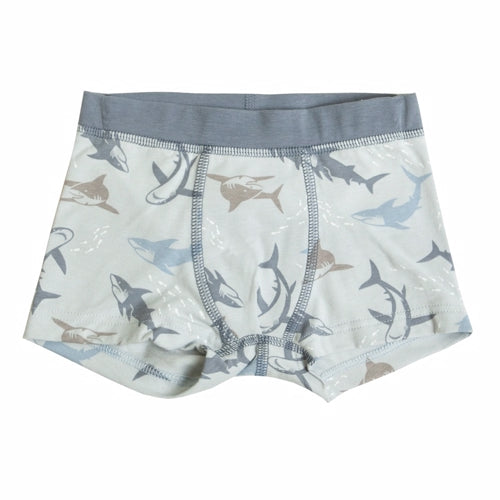 Joha undertrøje 96% økologisk bambus, Joha  Bambus Undertrøje Blå med hajer dreng, 71143-312-3190 Joha  Bambus Boxershorts Blå med hajer dreng, 81143-312-3190 Økologisk bomuld