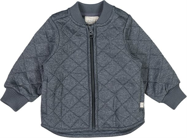 Wheat - Thermo Jacket Loui // caramel dot, termojakke, thermojakke, thermotøj, termotøj, termo, thermo, jakke, pigejakke, buttercups, Wheat - Termo jakke Baby Loui//Flower vine