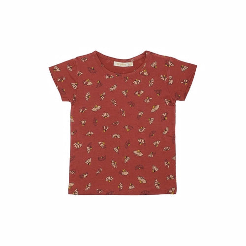 soft gallery, t-shirts, Soft Gallery Pilou T-shirt, Burnt Brick Camomillo