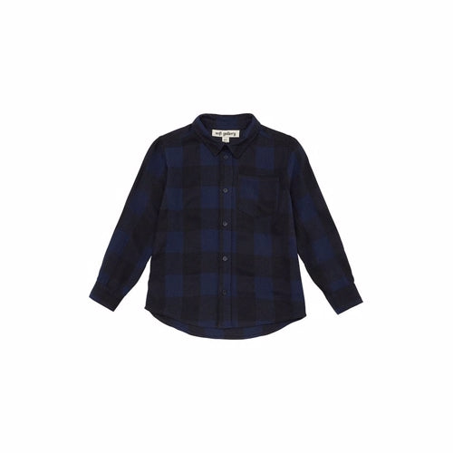 Soft Gallery Baby Severin Shirt - blues overdye, SG319-486-000, skjorte, skovmand, ternet, bluse, baby, barn