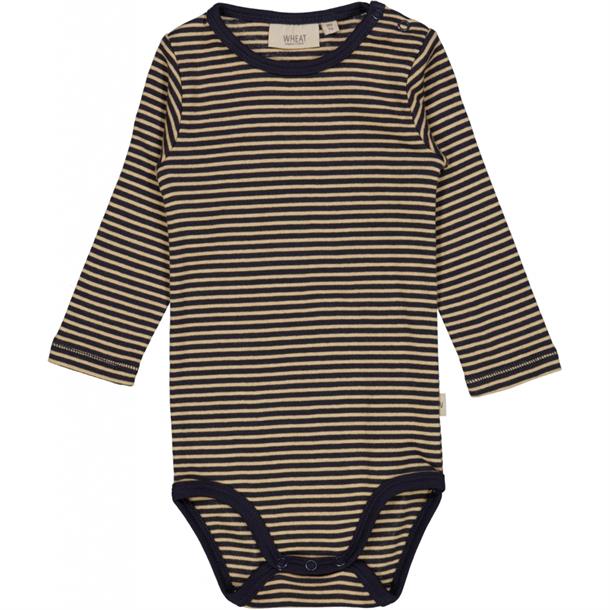 Wheat - body plain // linen sailor, body, bodystocking, sparkedragt, babytøj, dreng, nyfødt