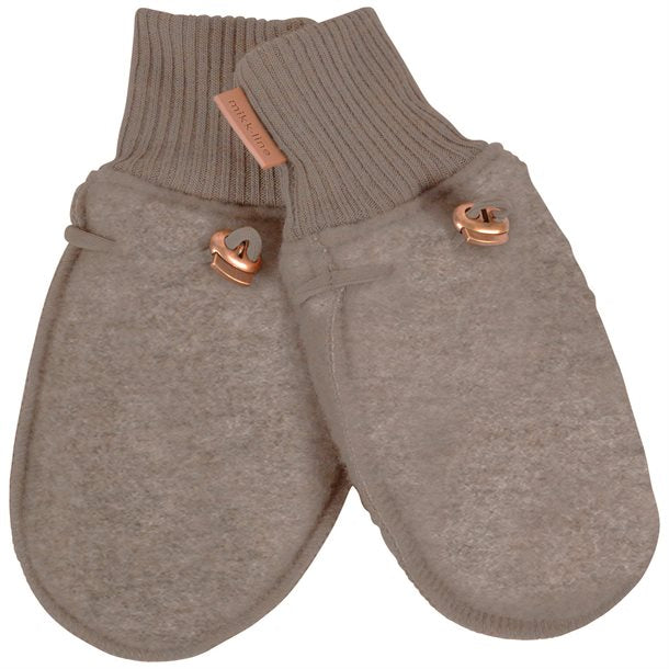 Mikk-Line Uld Luffer//Burlwood, luffer, vanter , uld vanter,