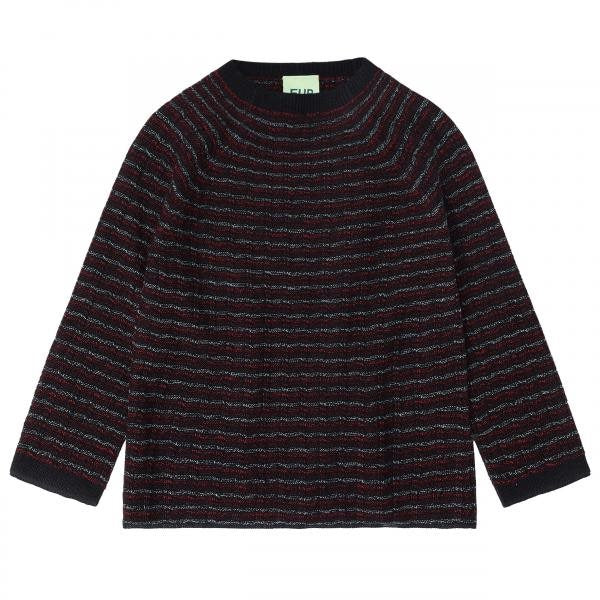 Fub - Highneck Crew - dark navy melange