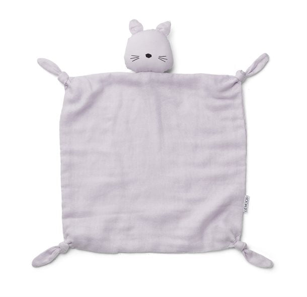 Lækker sutte klud fra Liewood, Agnete sutteklud cat Cuddle cloth, beige, nusseklud