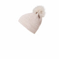 MP Chunky Beanie med pompom, Wine Red