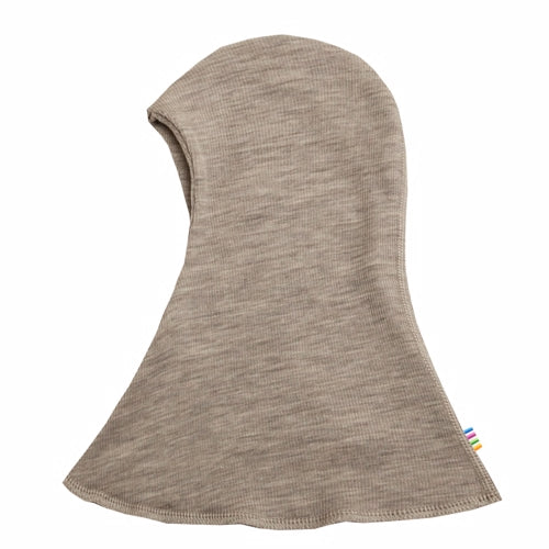 Joha Rib Uld og silke Balaclava, Beige melange, elefanthue, Joha Rib Uld og silke Balaclava, gl. rosa