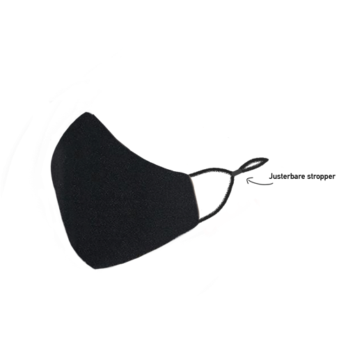 Bow´s by Stær stof mundbind//sort + 1 filter