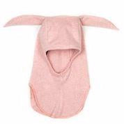 Huttelithut, elefanthue, hue, drengehue, hue med ører, balaclava, hh20-1-7, huttelihut plys elefanthue m/ører terracotta, pigehue, brun, beige, beige melange, kaninører, bunbun, huttelihut bunbun elefanthue fleece kaninører terracotta, lyserød, fleecehue, fleece, rød, rustrød, orange