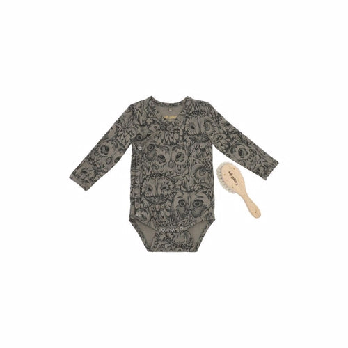 body, body'er, bodystocking, soft gallery's nye print, soft home, new noos, baby shower gave, gaveide, barselsgave, Soft Gallery Soft Gallery Limited Owl Bob Body Mauve shadow Lavender