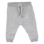 Fixoni strikkede baby bukser grå