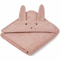 Liewood - Albert Hooded Towel Panda, liewood håndklæde, babyhåndklæde, baby, frotte håndklæde, hættehåndklæde, bad,Liewood - Albert hættehåndklæde Kanin grå, dusty mint, Rose kanin