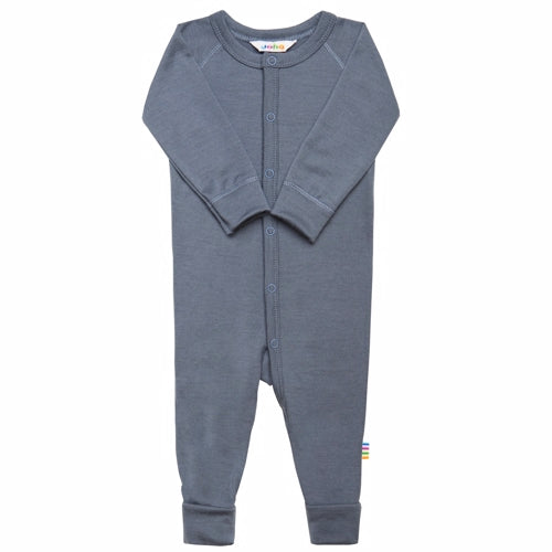 Joha - Jumpsuit 2-i-1 (merinould) // Blå
