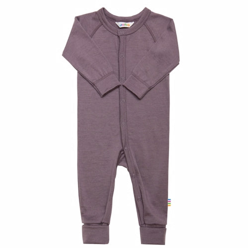 Joha Merino Uld Heldragt med 2-i-1 fod, Lilla, 37590-348-15747