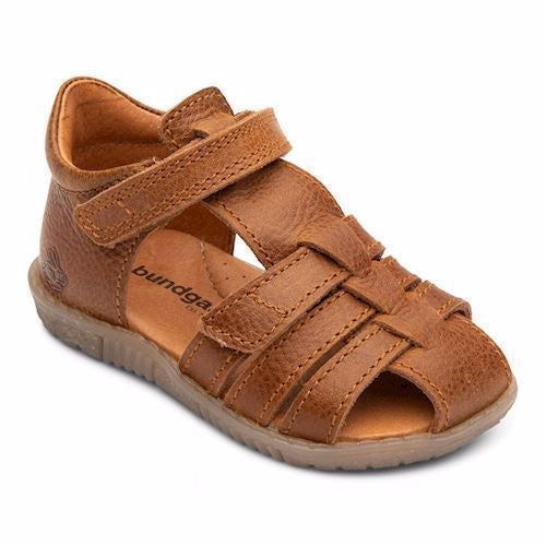 Bundgaard, sandal, sko, drengesko, cognacfarve, camel, camel-farve, brun, pigesko, pigesandal, sandaler, pigesandaler, drengesandaler, sommersko, forårssko,