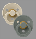 Sutter, Bibs, Bibssutter, Pacifier, Sut, Naturgummi, naturgummisut, Rund sut,Colour,Latex, 2Pack,Colour , Vanilla, Pine