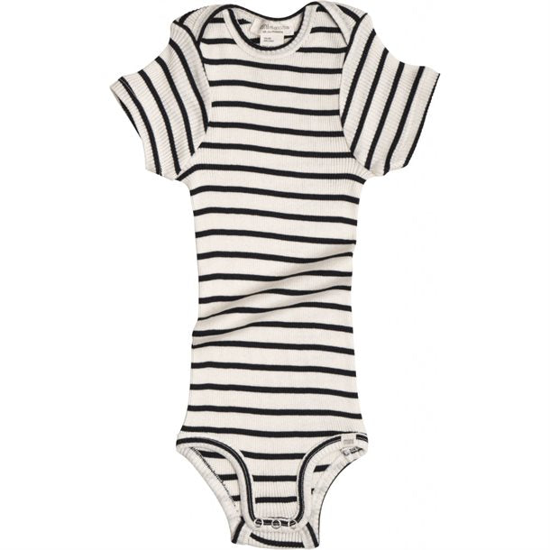 Minimalisma Silke - Sailor, Amber, body, basisbody, babybody, capsule wardrobe baby, brun, amber, kortærmet body, korte ærmer