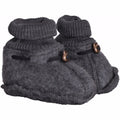 Mikk-Line Uld Booties, Grå, futter, hjemmesko, sutsko
