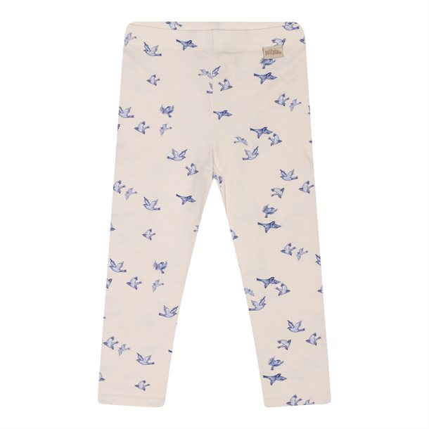 Petit Piao Leggings, Print , Blue Bird