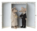 Maileg - Wedding Mice Couple in Box, brude par mus, brudemus, brudgom mus, gaveide bryllup, bryllupsgave