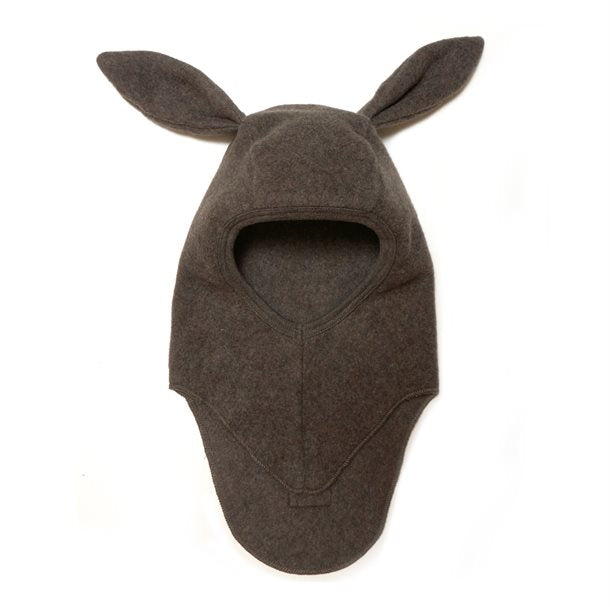 Huttelihut - BUNBUN Elefanthue i bomuldsfleece - Brown, Huttelithut, elefanthue, hue med ører,  hue, Huttelihut hue, hue med kaninøre