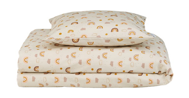 Liewood - Carl adult printed bedding print - Rainbow love sandy