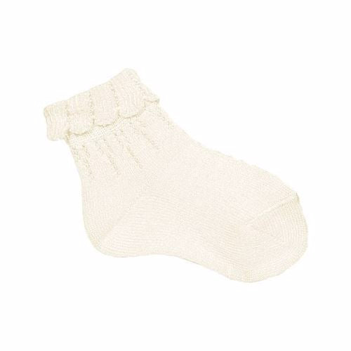 CONDOR Baby Strømper m/fold Creme Col 202