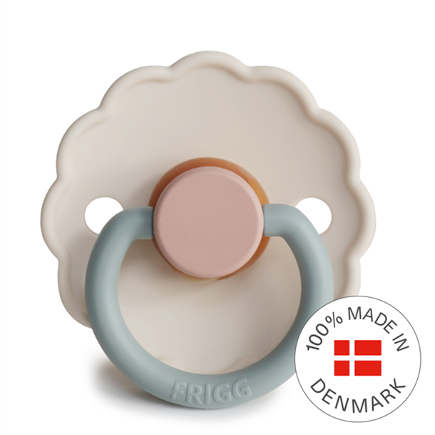 FRIGG Daisy - Round Latex Pacifier - Cotton Candy