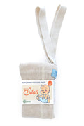 Silly Silas Strømpebukser med seler ， footless tights ，Cream Blend