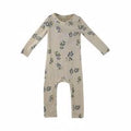 Petit Piao - jumpsuit LS Printed // blueberry, heldragt, sparkedragt, babydragt, jumpsuit, buksedragt