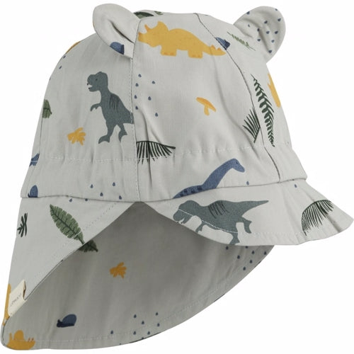 Liewood Gorm Sun Hat Confetti terracotta, sommerhat solhat, børne hat, babyhat,  Confetti Yellow Mellow