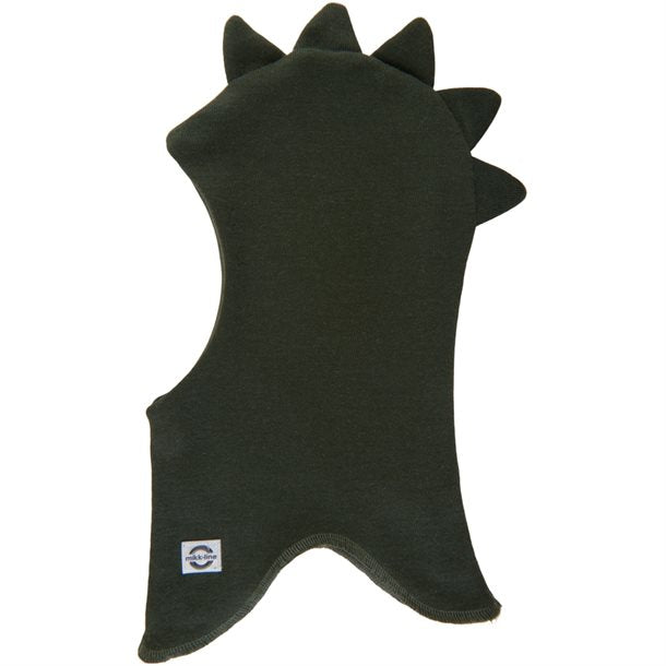 elefanthue, mikkline, balaclava, uld, uld-hue, hue, Mikk-Line, Uld Hue, Dino Military Olive