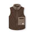 Mini A Ture - MATELIS thermo vest. GRS - Chestnut brown