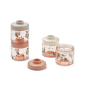 Liewood - Paul spisesæt 4 stk// Cat rose blush, Liewood - Vivi printed silikone spisesæt - Peach sea shell mix