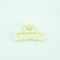 Titteboo - Olina Square Hair Claw - Yellow Cream