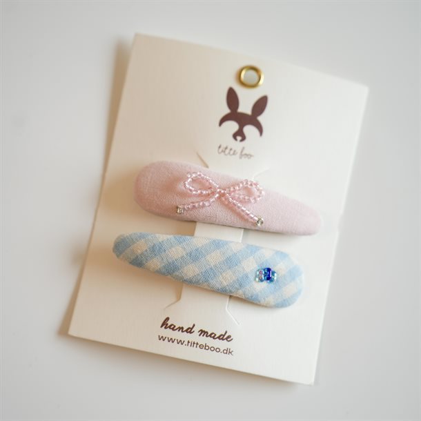 Titteboo -Love Stof Hårnåle - Red Scarlet