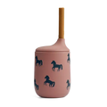 Liewood - Mariam bageforme 2 pak dark Rose/ terracotta, Liewood - Ellis børne kop med sugerør Horses Dark rosetta