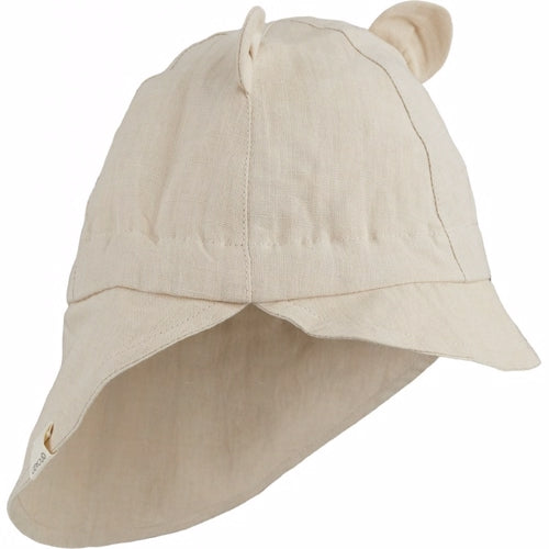 Liewood Eric sun hat sea blue, sommerhat solhat, børne hat, babyhat