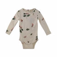 Petit Piao - body LS printed // acorn, body, bodystocking, sparkedragt, baby, babytøj
