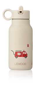 Børn drikkeflaske fra Liewood, Liewood - Falk vandflaske (350 ml.) - Aussie-Sea shell mix, Liewood - Falk vandflaske (250 ml.) - All together sandy

Falk vandflasken er lavet af det bedste kvalitetsstål på markedet – førsteklasses 18/8-stål. Den er isoleret og holder indholdet både koldt og varmt.
