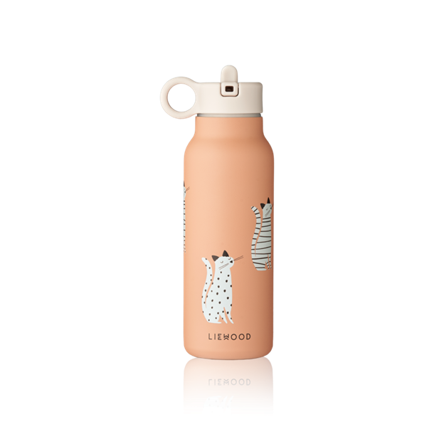 Liewood - Falk vandflaske (350 ml.) - Cat  Tuscany rose

Falk vandflasken er lavet af det bedste kvalitetsstål på markedet – førsteklasses 18/8-stål. Den er isoleret og holder indholdet både koldt og varmt.